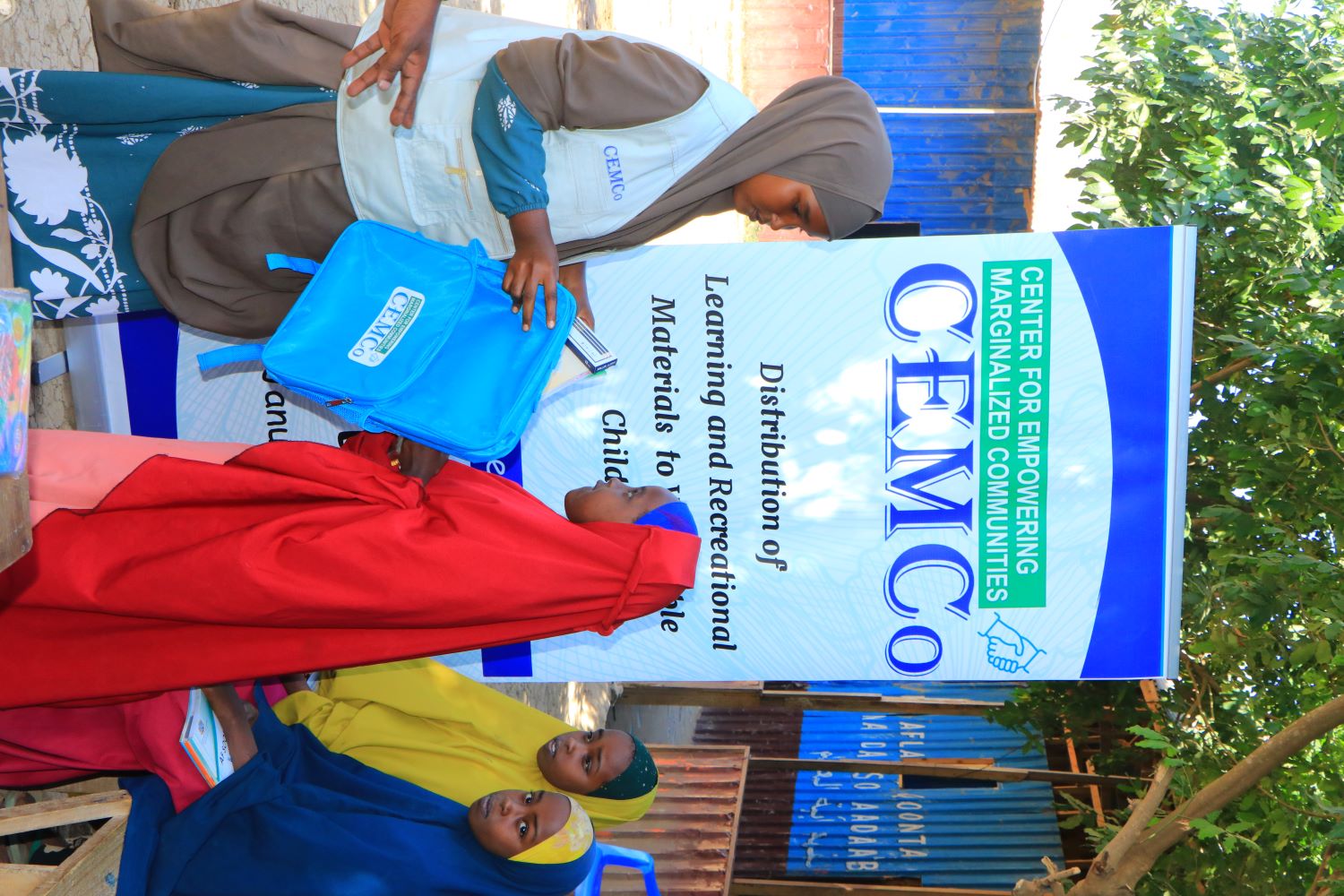 Cemcosom, providing education materials to children